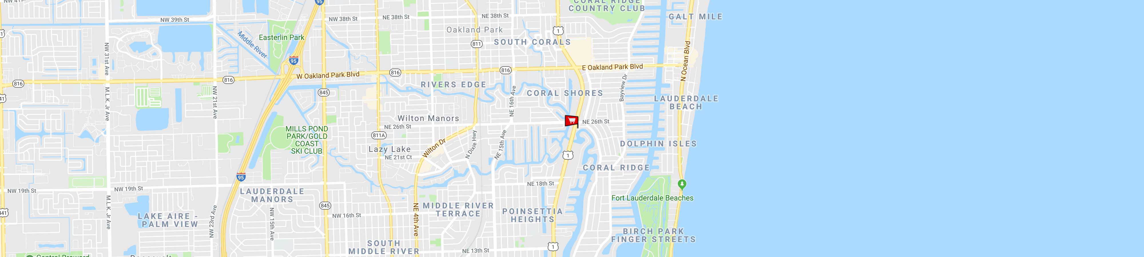 Fort Lauderdale Store Map
