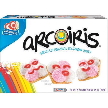 Gamesa Arcoiris Cookies