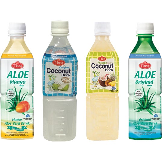 Aloe Vera and Coconut Drinks