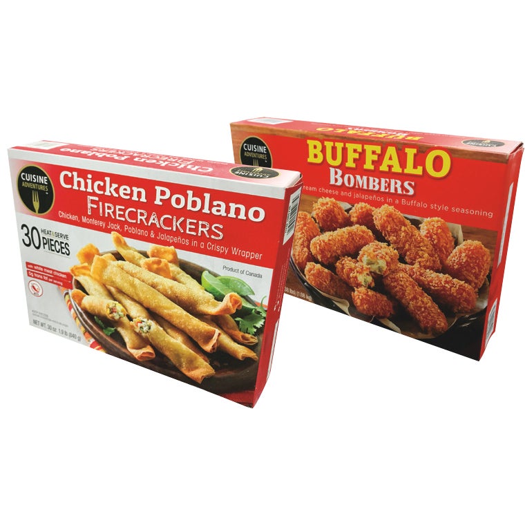 Chicken Poblano Firecrackers or Buffalo Bombers