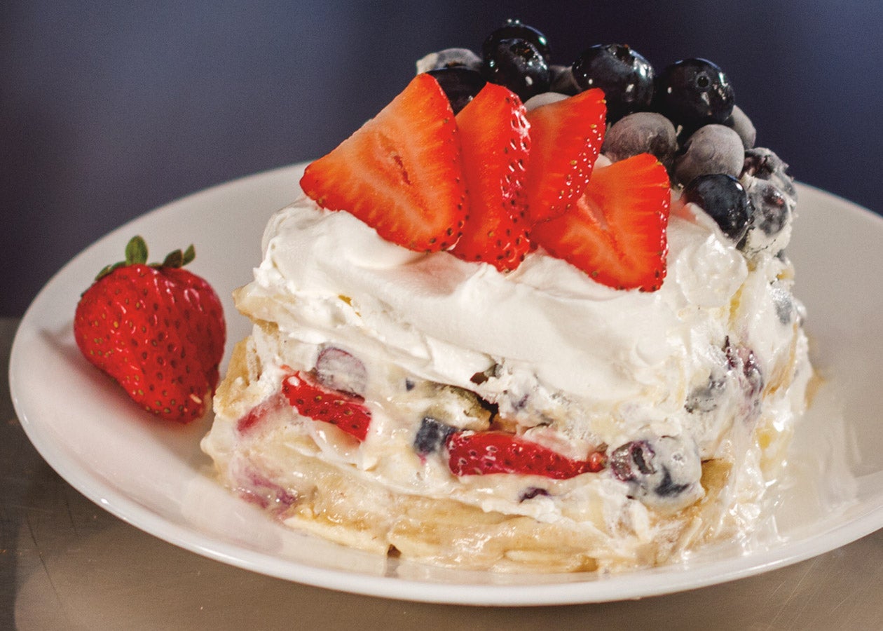 Strawberry-Blueberry-Cheesecake