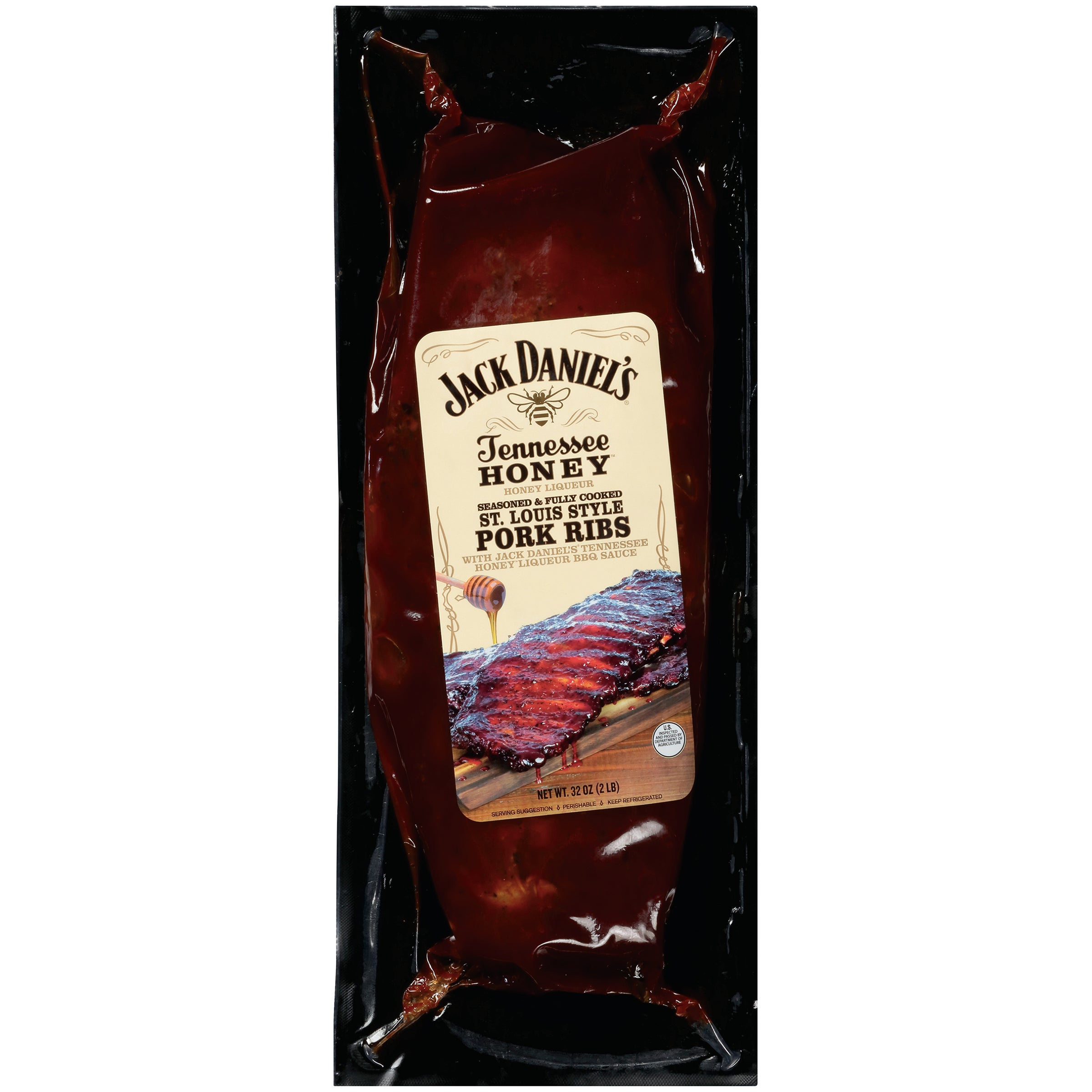 Jack Daniels Boneless Honey St. Louis Style Pork Ribs