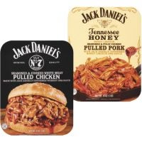 Pulled BBQ or Pork Ribs with Jack Daniel's Sauce