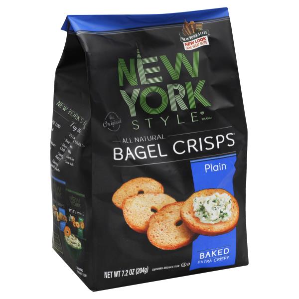 New York Style Plain Bagel Crisps