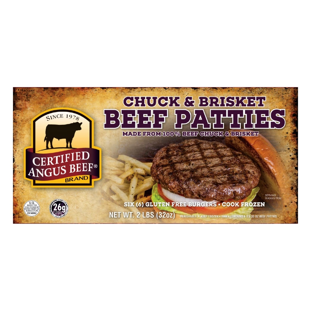 Premium Angus Beef Patties - Chuck & Brisket