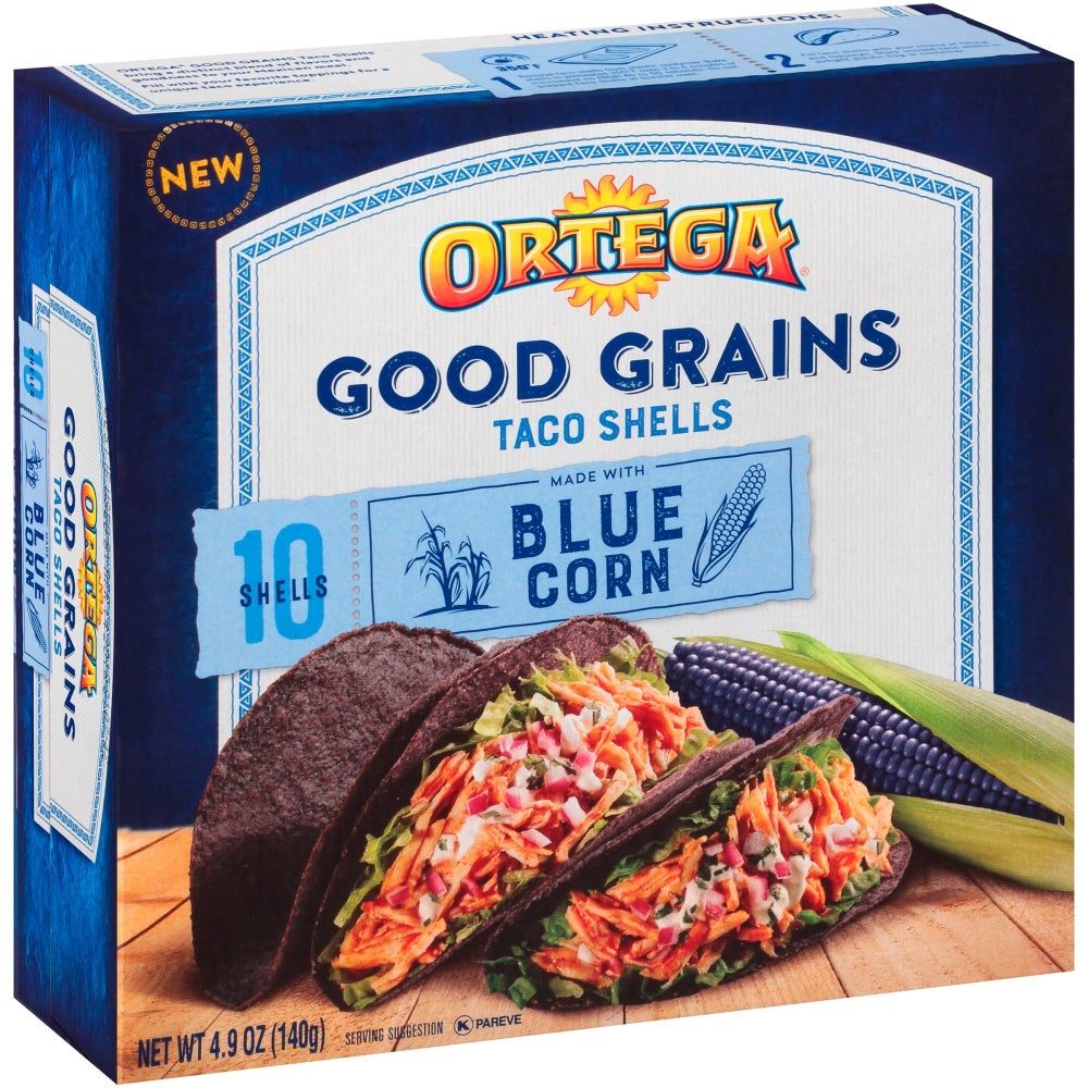 Ortega Good Grain Taco Shells - Blue