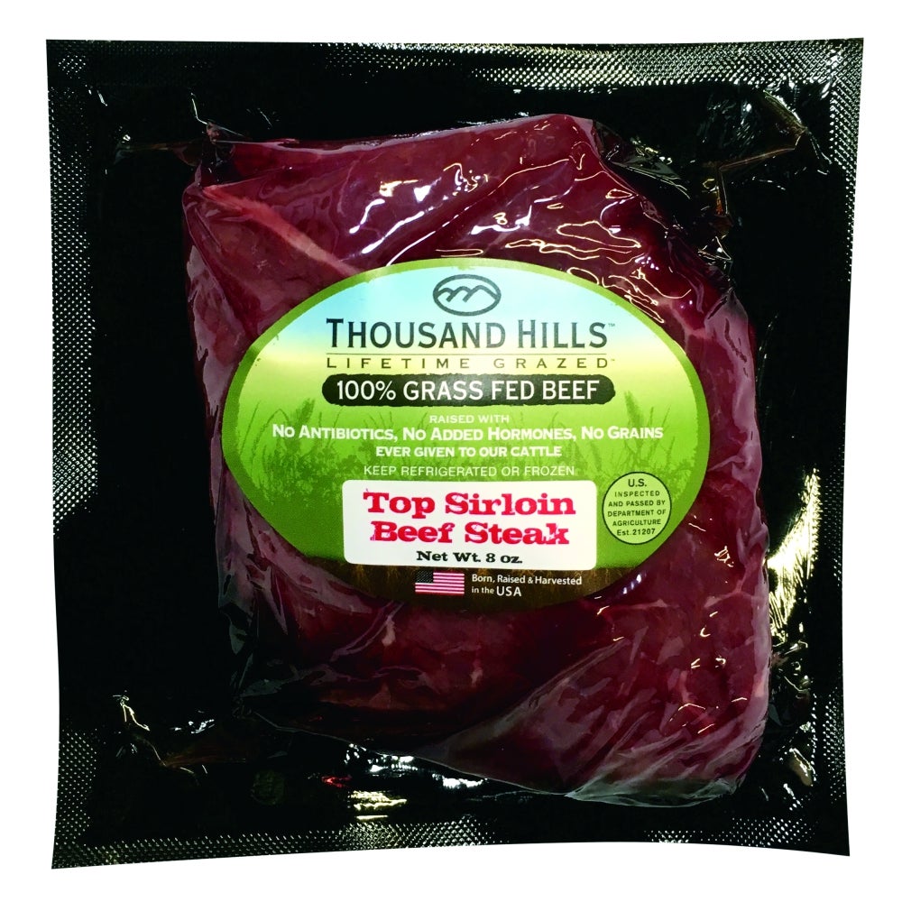 Thousand Hills Grass Fed Top Sirloin