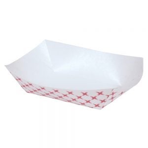 2 Lb. Paper Food Tray | Raw Item