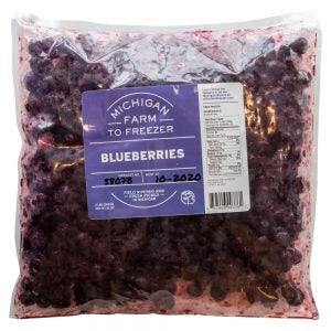 Farm To Freezer Blueberries 2lb Bag | Packaged