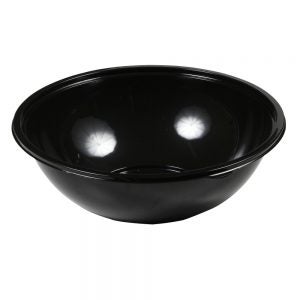 Sabert Black Plastic Bowl | Raw Item