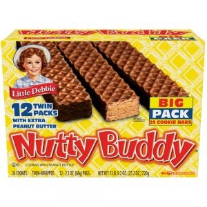 Big Pack Nutty Buddy Bars | Packaged