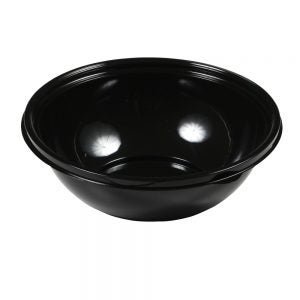 Black Plastic Bowl | Raw Item