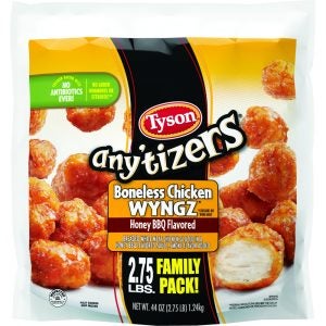 Honey BBQ Boneless Chicken Wings | Packaged