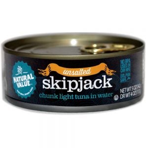 Tuna Skipjack No Salt 5 Oz | Packaged