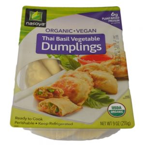 Thai Basil Vegetable Dumplings | Packaged