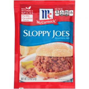 McCormick Sloppy Joe Seasoning | Packaged