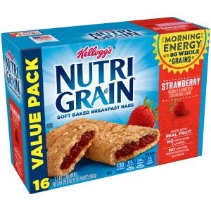 Strawberry Nutri Grain Bars | Packaged