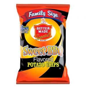 Sweet BBQ Flavored  Potato Chips | Packaged