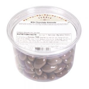 Milk Chocolate Almonds 12/12 oz | Packaged