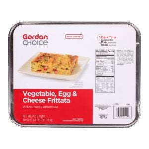 Vegetable, Egg & Cheese Frittata | Packaged