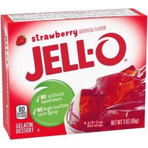 Strawberry Gelatin Mix | Packaged