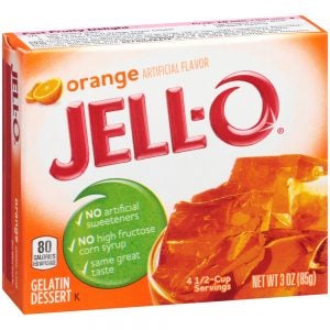 Orange Gelatin Mix | Packaged