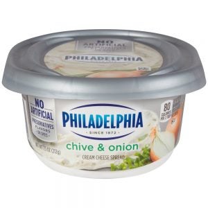Kraft Philadelphia Chive & Onion Cream Cheese | Packaged