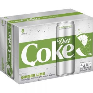 Ginger Lime Diet Coke Slim Can | Packaged