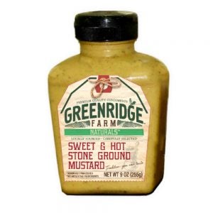 Sweet Hot Stone Ground Mustard 12/9oz | Packaged