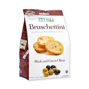 Asturi Bruschettini With Olives | Packaged