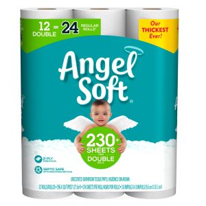 Tissue Toilet 60-12ct Angel Soft | Packaged