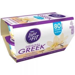 Dannon Light & Fit Greek Vanilla Yogurt | Packaged