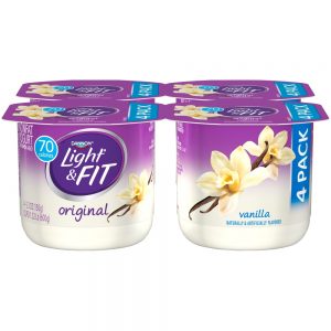 Dannon Light & Fit Non-fat Vanilla Yogurt | Packaged