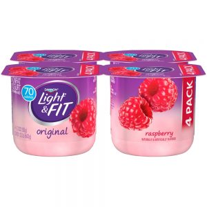 Dannon Light & Fit Non-fat Raspberry Yogurt | Packaged