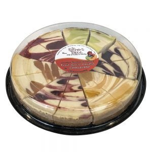 The Father's Table 10 Inch Variety Fruit Cheesecake | Packaged