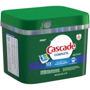 Cascade Complete Dishwasher Detergent Pacs | Packaged