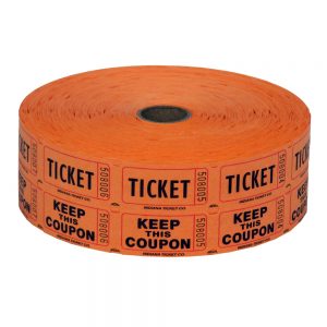 Ticket Double Roll 1-2000ct | Packaged