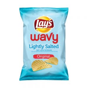 Lightly Salted Original Wavy Potato Chips | Packaged