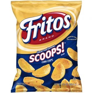 Family Size Frito Scoops 9.25oz | Packaged