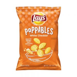 Family Size White Cheddar Poppables Lay's | Packaged