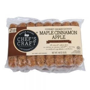 Maple Apple Cinnamon Chicken Sausage | Packaged