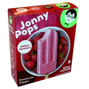 Strawberry & Creme Fruit Bar | Packaged
