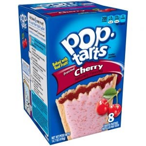 Kellogg's Cherry Frosted Pop Tarts | Packaged