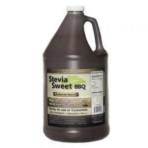 SAUCE BBQ SWT 1GAL STEVIA | Packaged