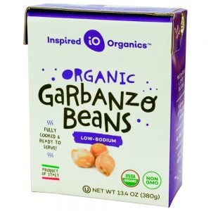 Organic Low Sodium Garbanzo Beans | Packaged