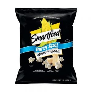 White Cheddar Cheese Flavored Popcorn Party Size | Packaged