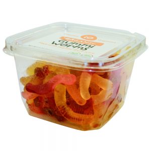 Organic Gummi Worms | Packaged