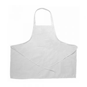 1-wide Bodice White Apron Bvt | Raw Item