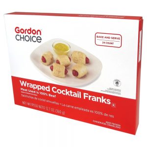 Wrapped Cocktail Franks | Packaged