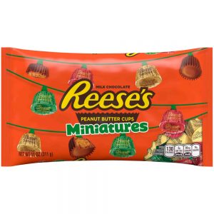 Mini Holiday Peanut Butter Cups | Packaged